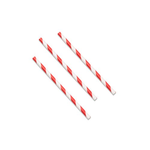 Straight Cocktail Straw Paper (140x6mm/5.5