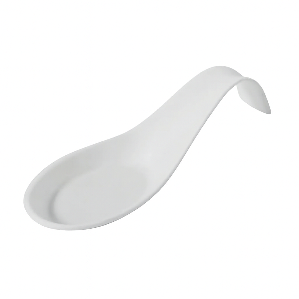 Bagasse Canape Spoon (125mm/4.9″) White