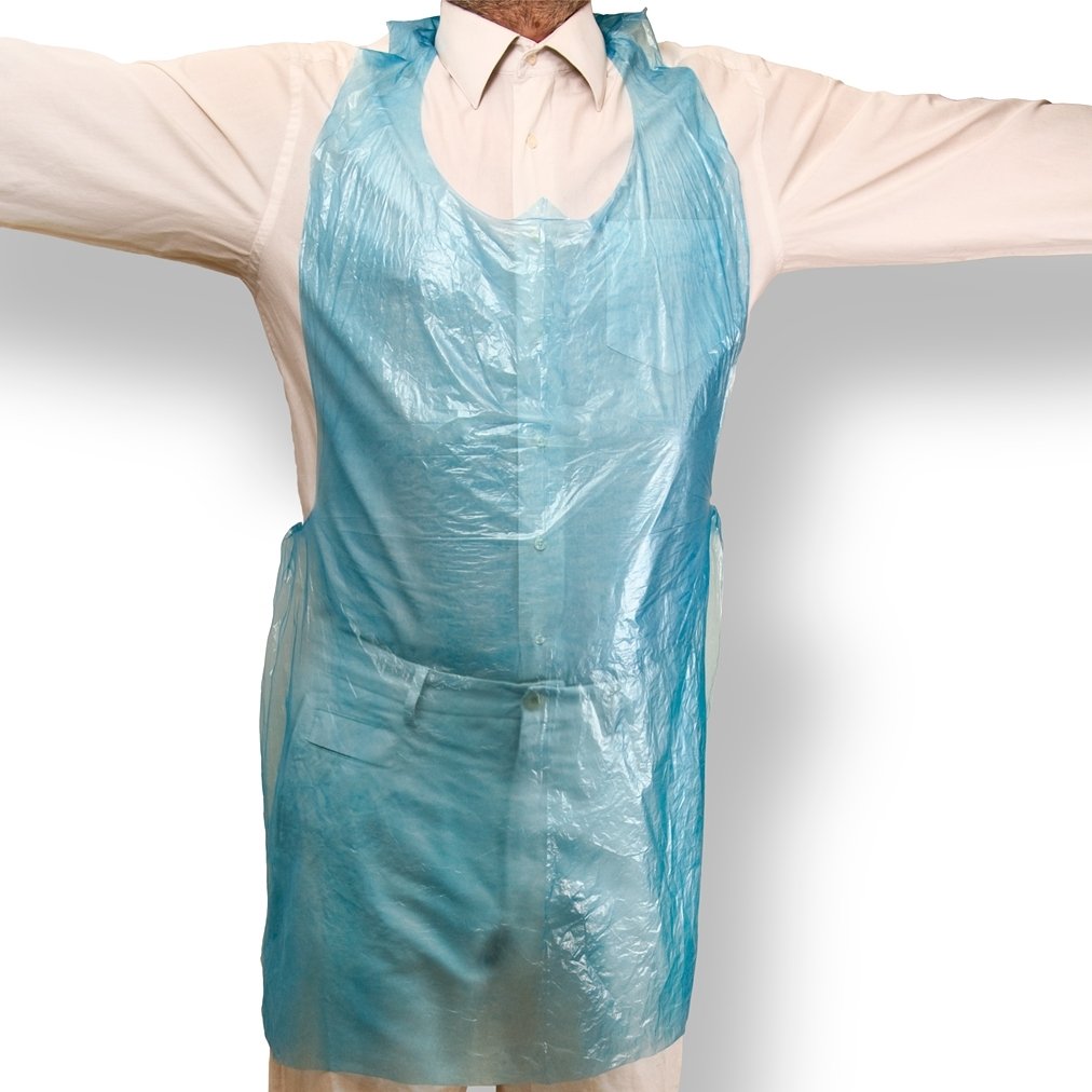 Apron PE (686x1067mm/27×42″) (Roll) Blue