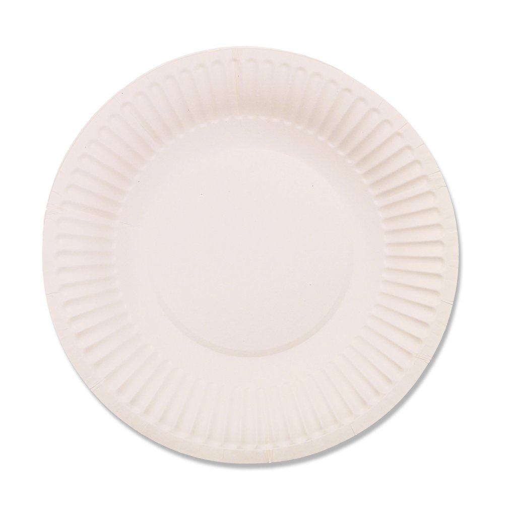 Paper Plate (178mm/7″) Round White