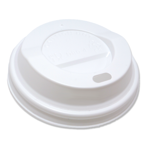 Sip Through PS Domed Lids (227ml/8oz) White