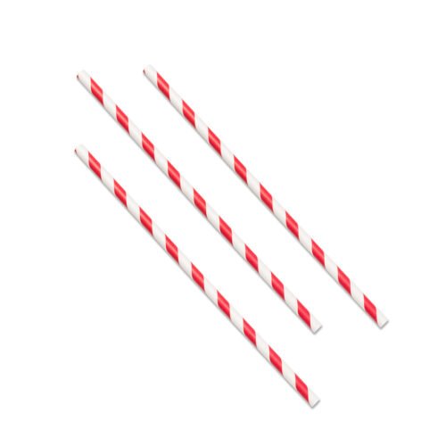 Straight Jumbo Straw Paper (200x6mm/8