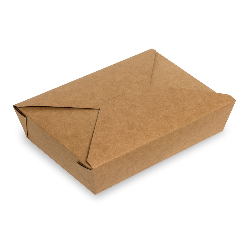 No.2 Snack Box (218/196×161/140x47mm-1450ml/51oz) Brown