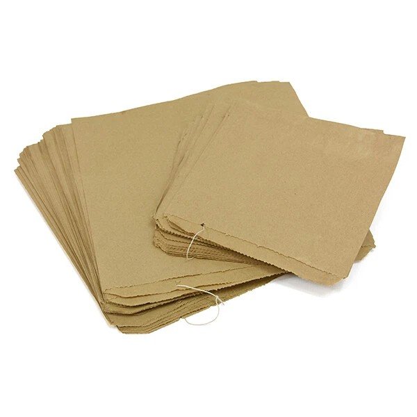 FOOD BROWN 10x10  KRAFT PAPER BAGS