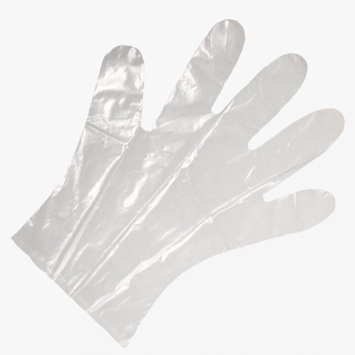 Clear PE Glove Large