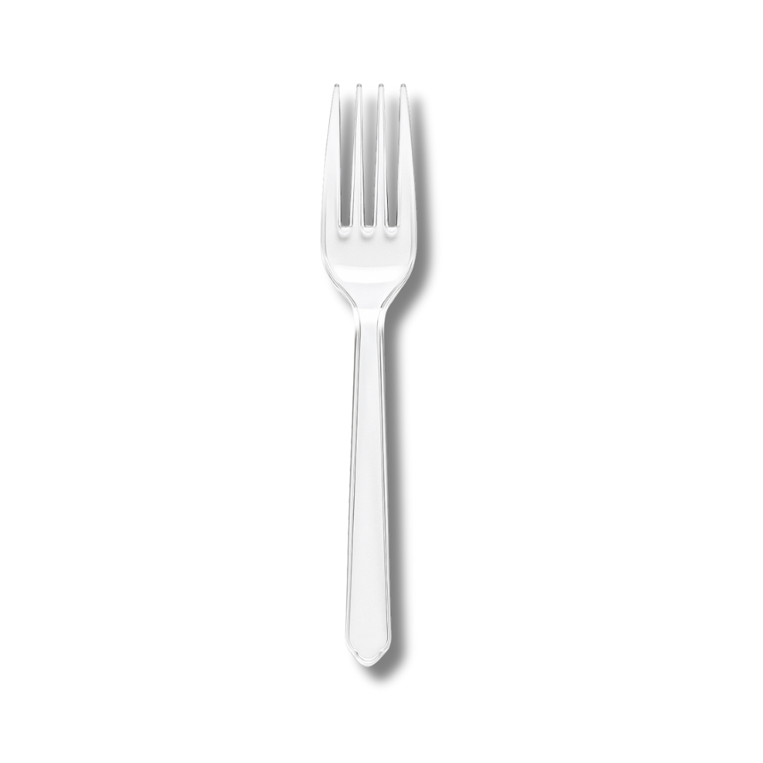 Clear Luxury Reusable PS (180mm/7.0″) Fork