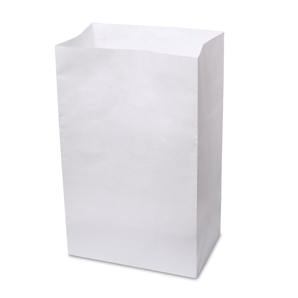 White Grab Bag (250x160x400mm/9.8x6x16″) Medium