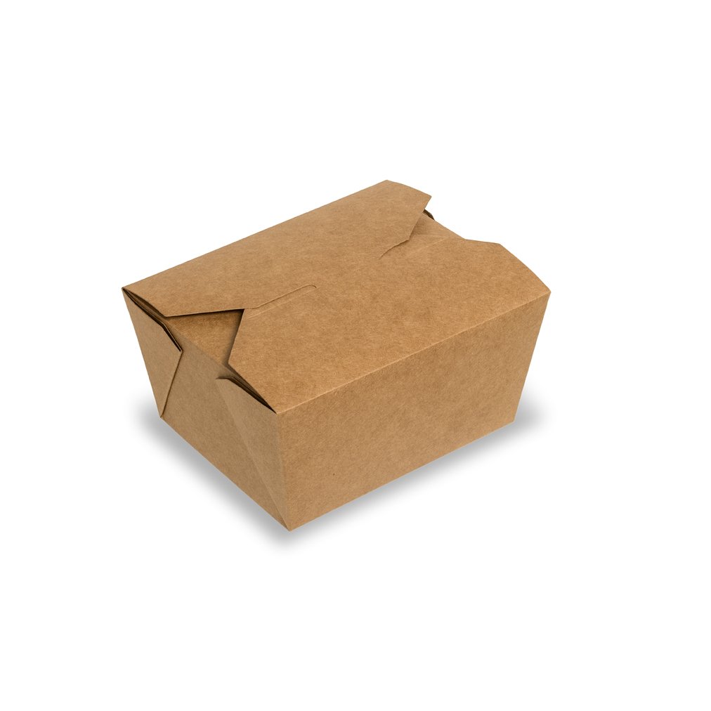 No.1 Snack Box (130/112×106/90x65mm-750ml/26oz) Brown