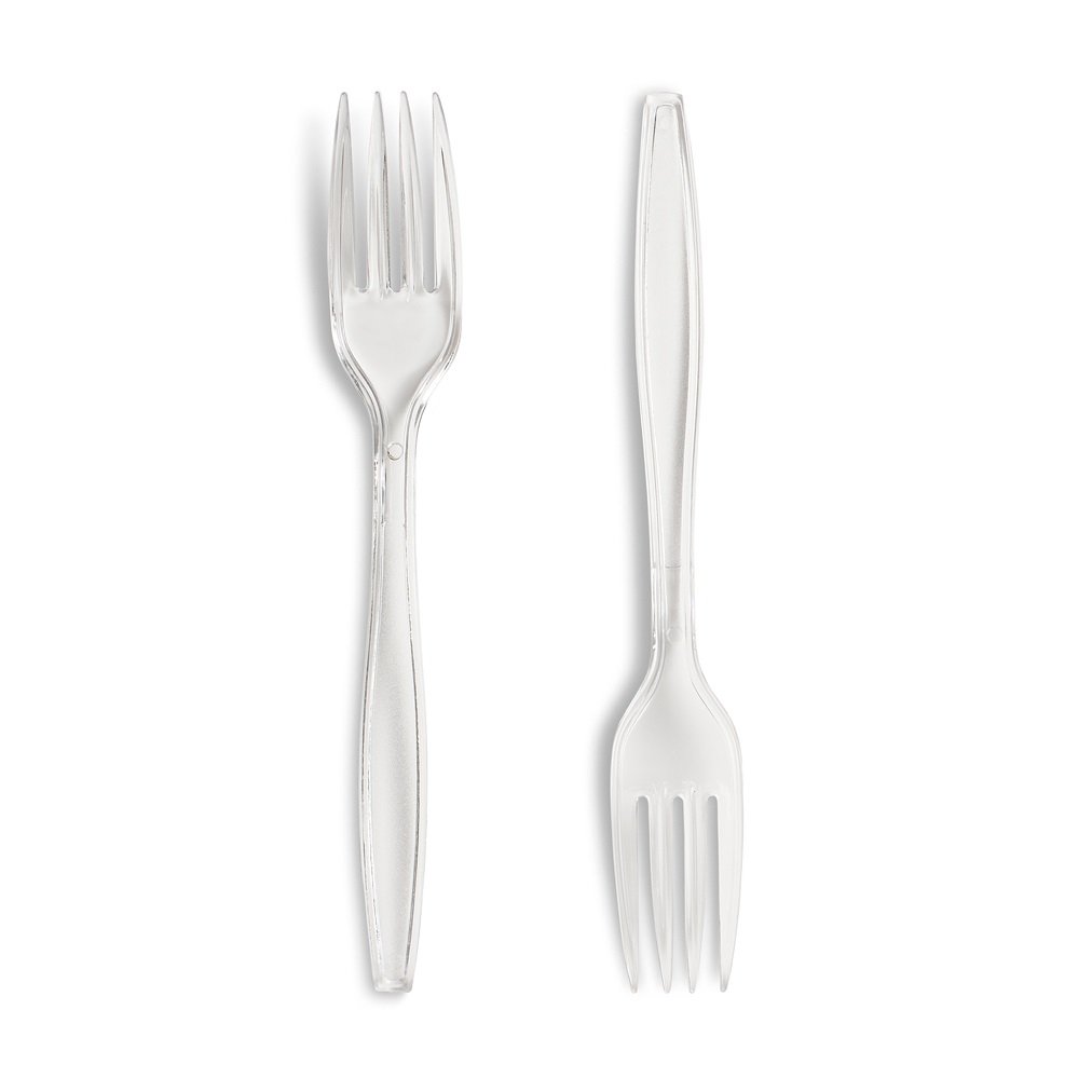 Clear Premium Reusable PS (180mm/7.0″) Fork