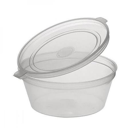 Hinged Round Containers