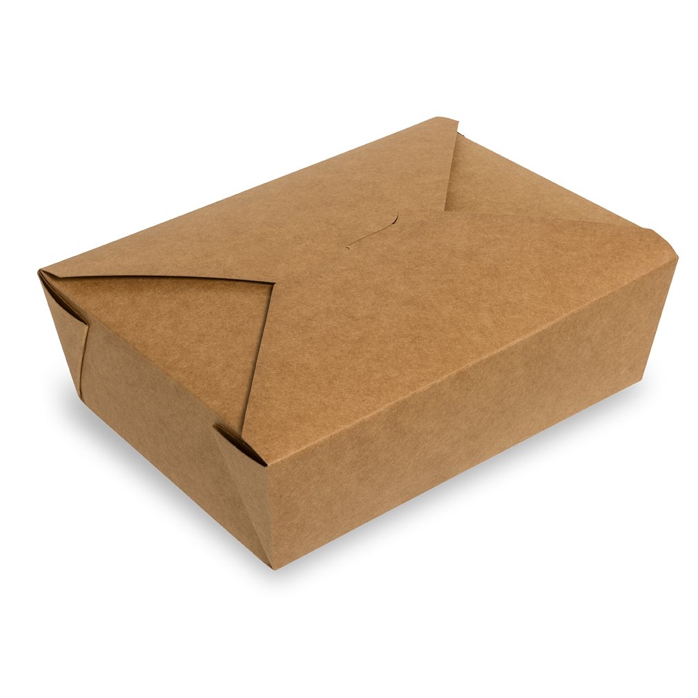 No.3 Snack Box (214/196×161/140x65mm-2000ml/70oz) Brown