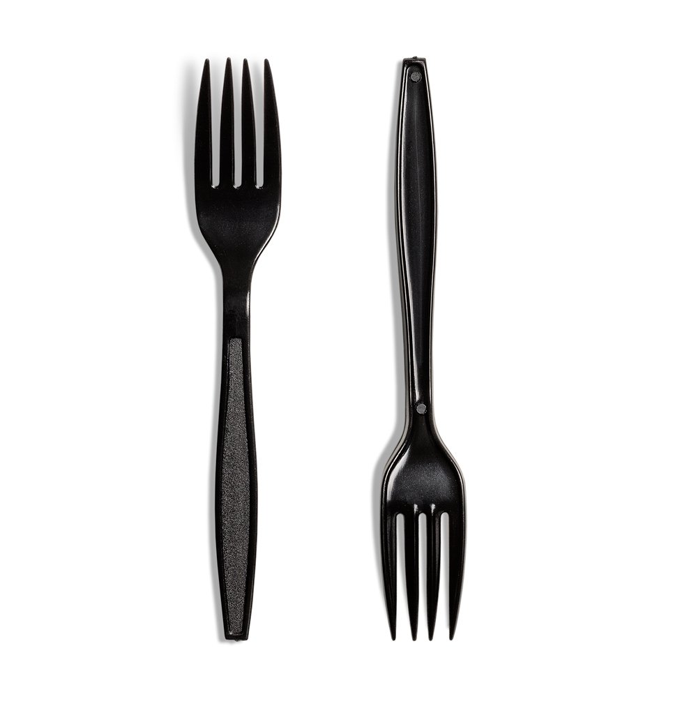 Black Premium Reusable PS (180mm/7.0″) Fork