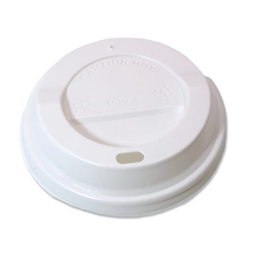 Sip Through PS Domed Lids (340ml/12oz)(453ml/16oz) White