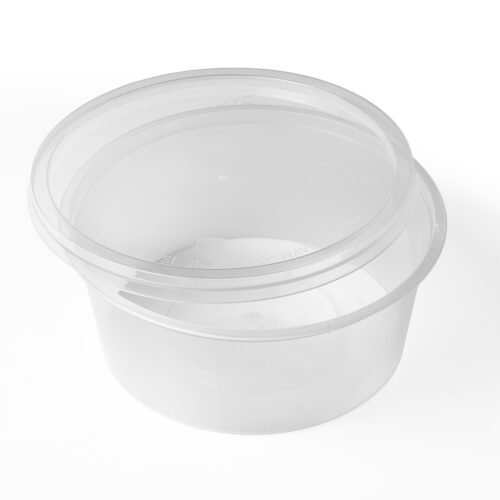 Microwave Container 8oz/228ml  Round PP Clear
