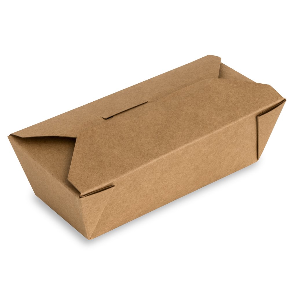 No.6a Snack Box (185/155×90/66x55mm-739ml/26oz) Brown